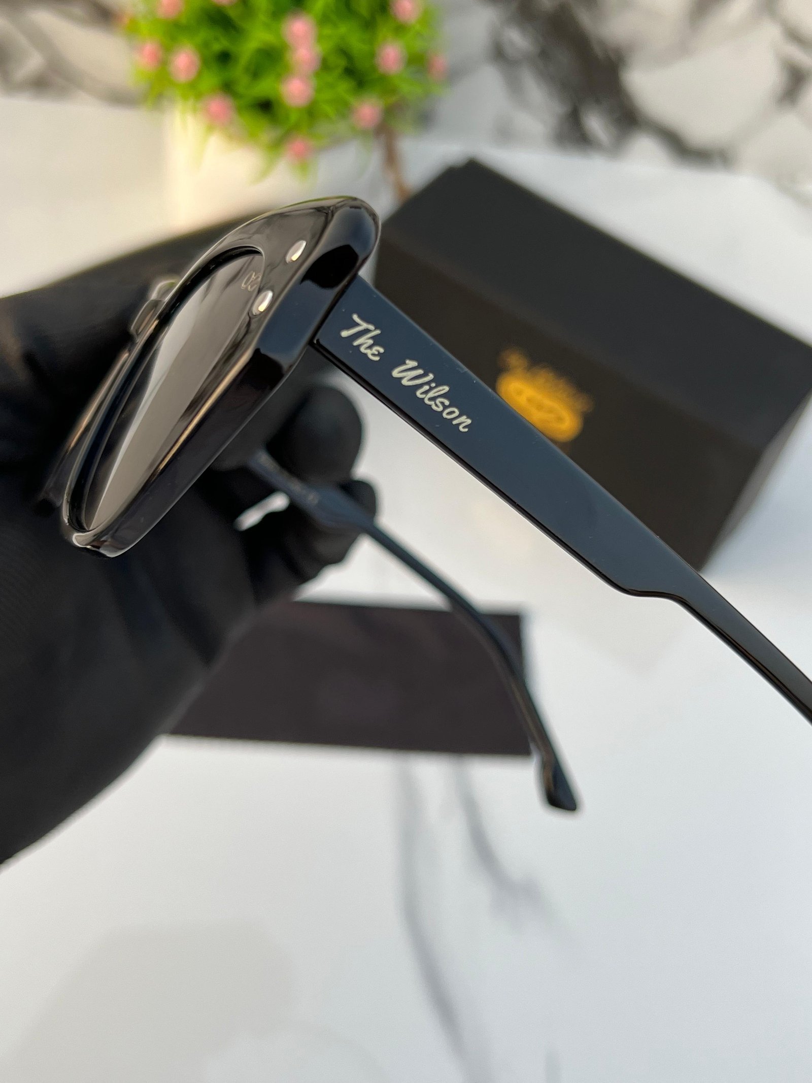 Branded The Wlson Cateye Full Black Sunglasses - Image 4
