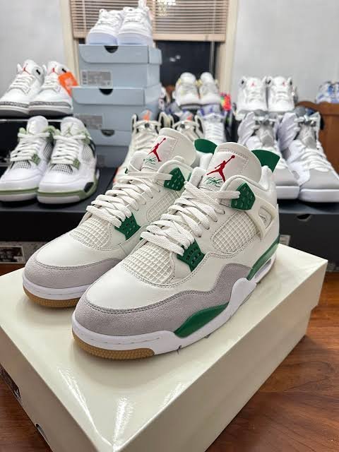 Branded SB Pine Green Shoes For Men's Semi UA Quality - Image 3