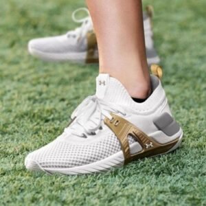 Branded UA Project Rock 4 WHITE GOLD