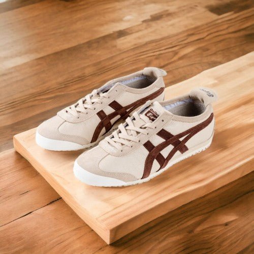 Branded Tiger Sneakers Mexico 66 Cream Coffee - Image 4