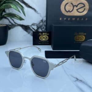Branded WLSON 2381 silver black Sunglasses