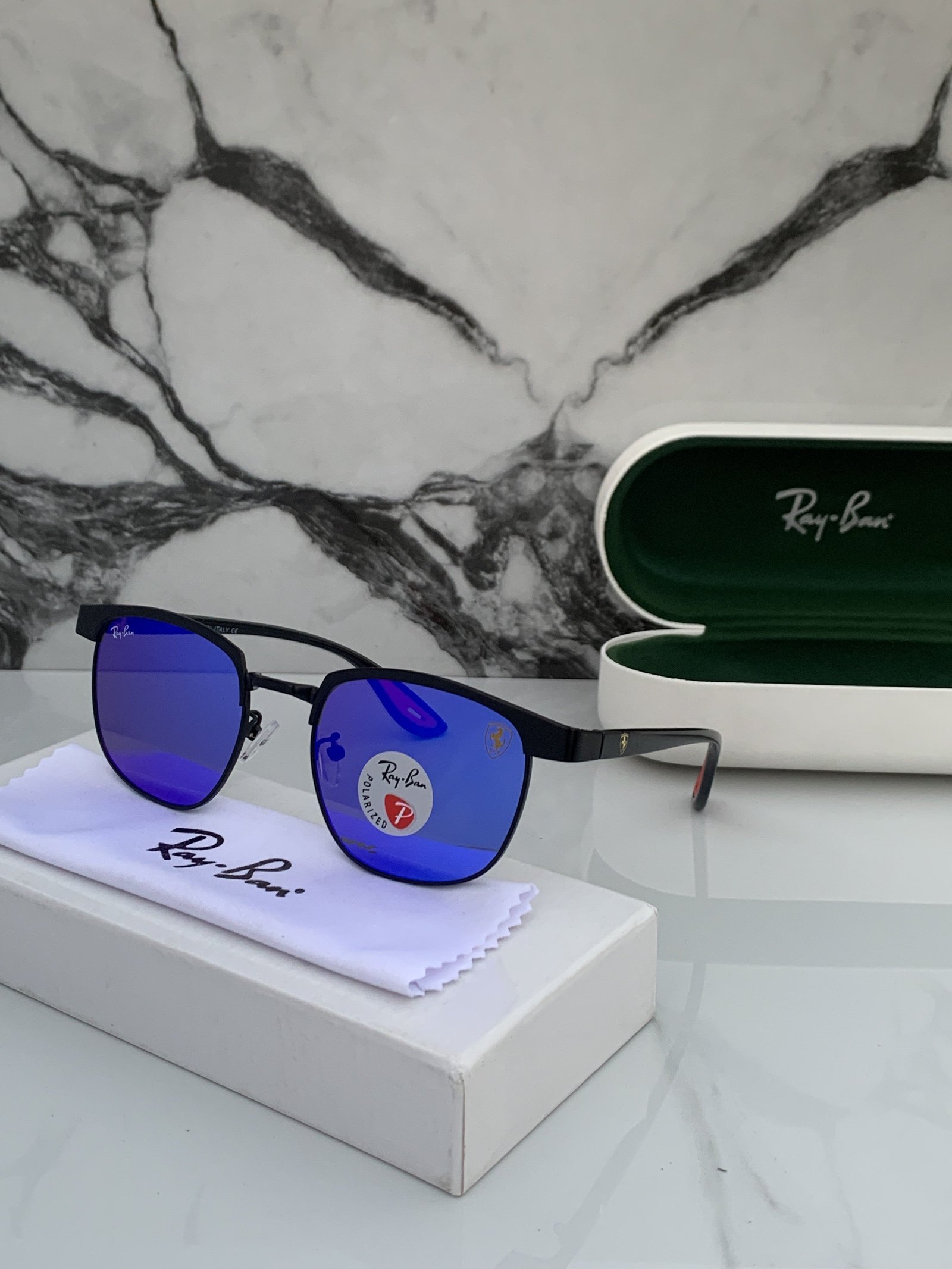 Branded Sunglasses RB 03 blue mercury - Image 4