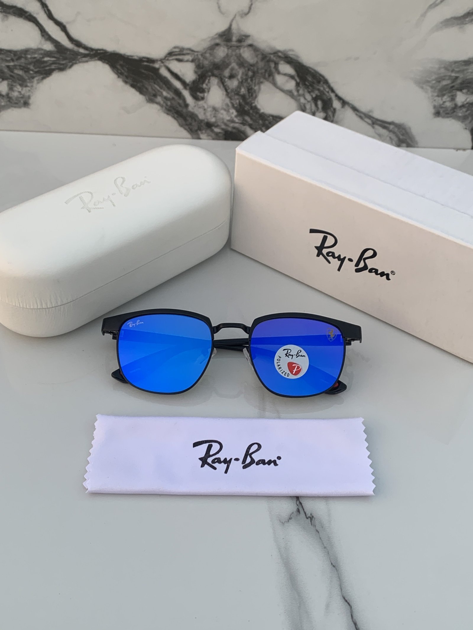 Branded Sunglasses RB 03 blue mercury - Image 3