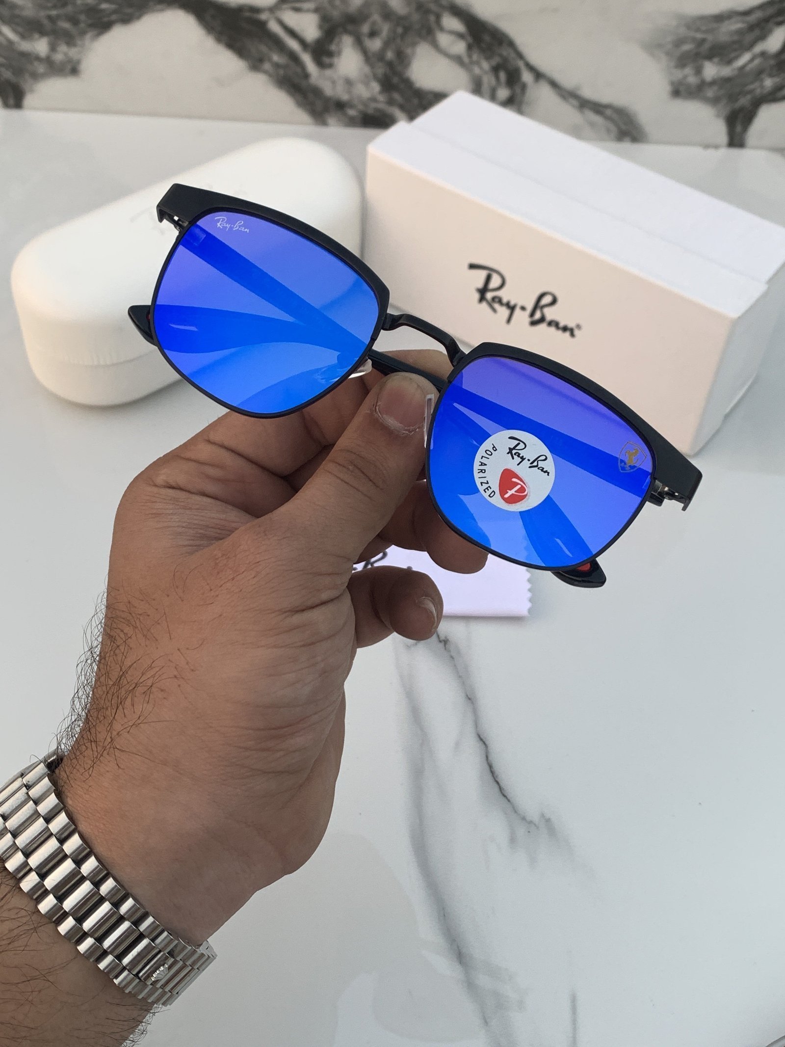 Branded Sunglasses RB 03 blue mercury