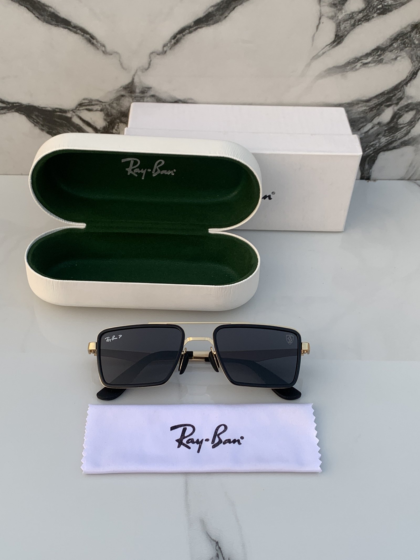 Branded Sunglasses RB 3601 gold black - Image 2