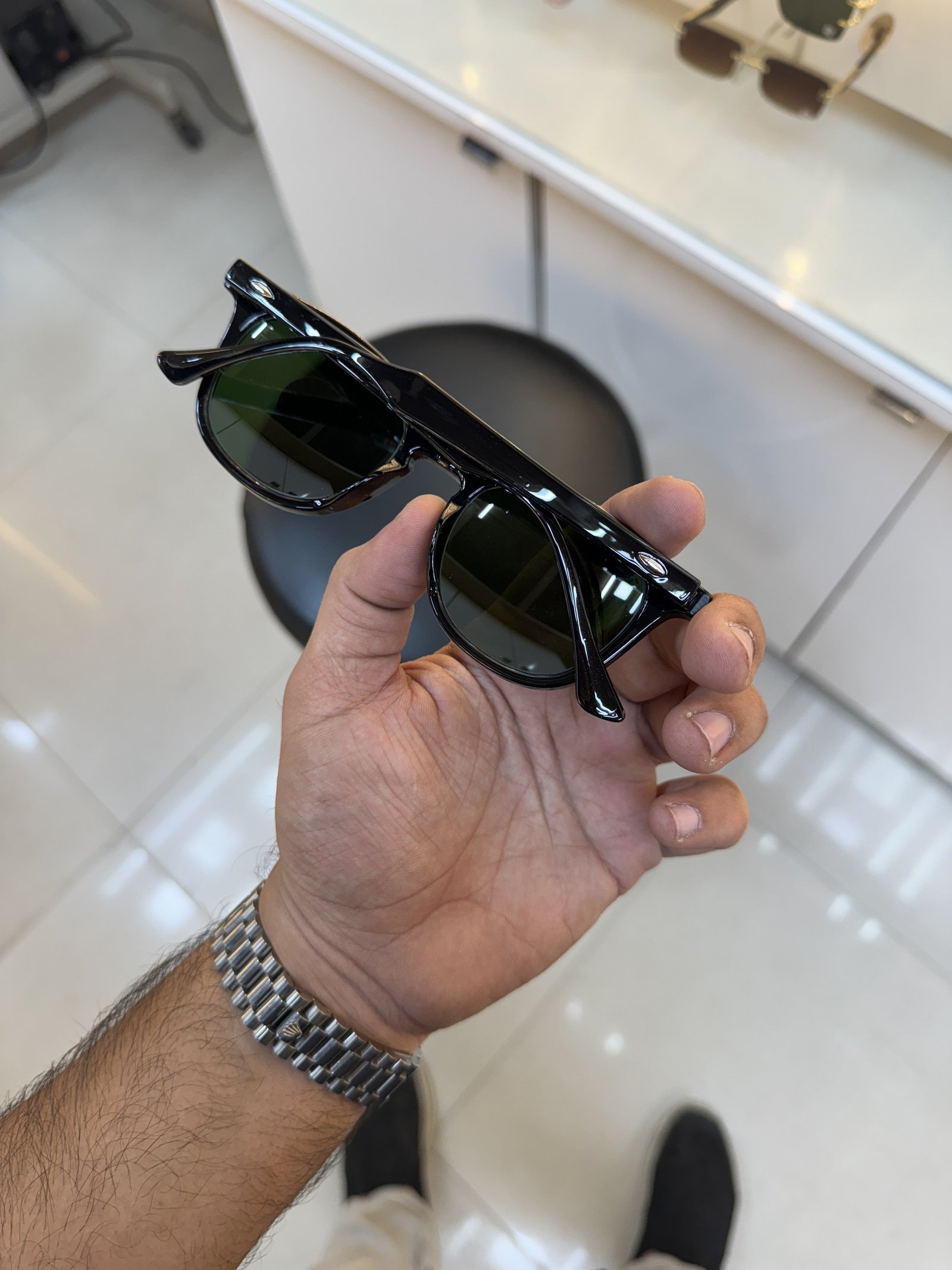 Branded RB 2298 hawkeye black green Sunglasses - Image 2