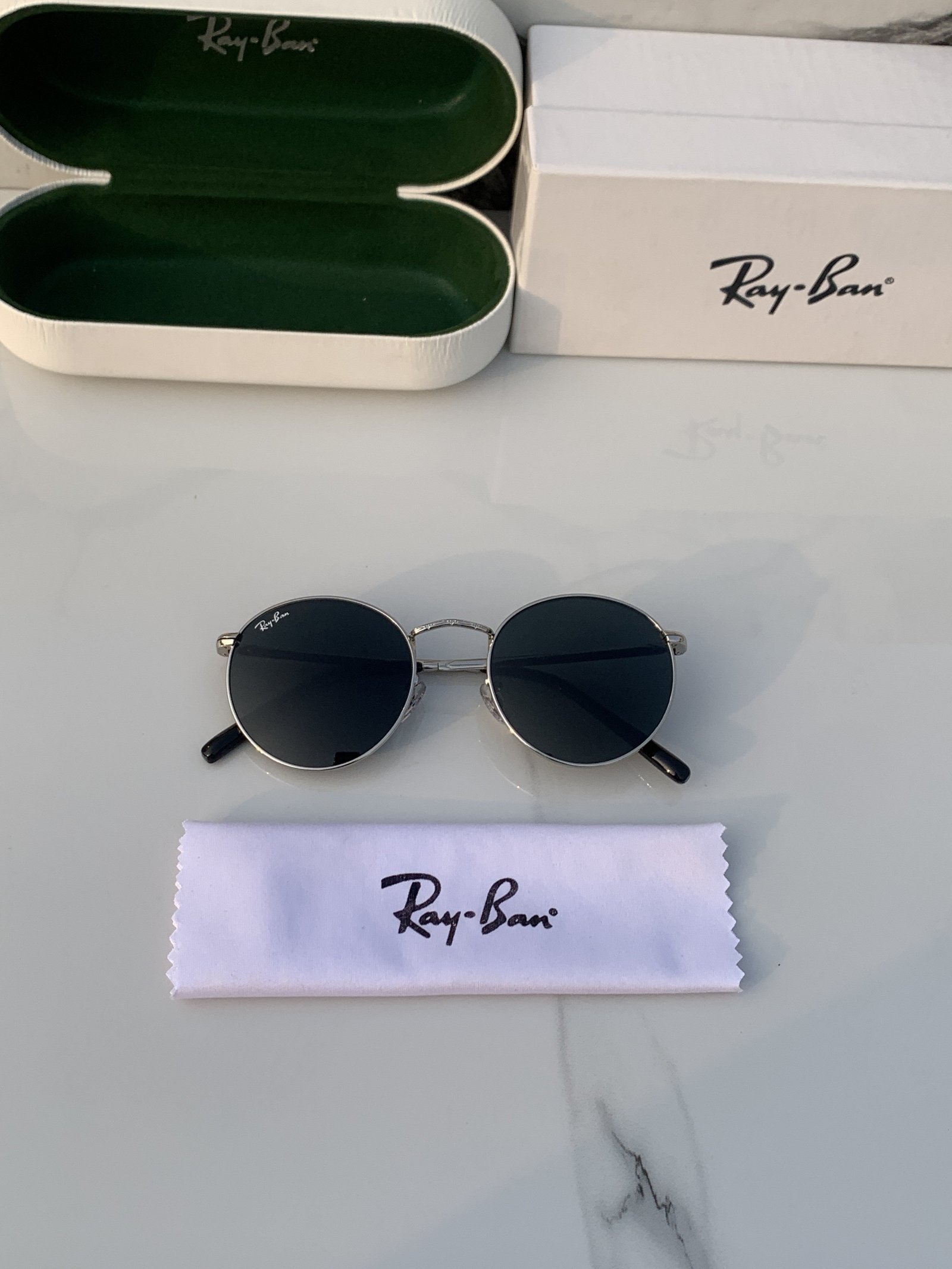 Branded Sunglasses RB 3637 silver black - Image 4