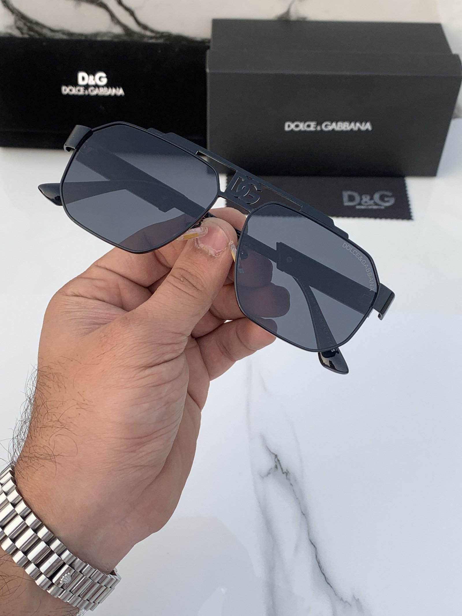 Branded Sunglasses DG 2294_silvergreen - Image 4