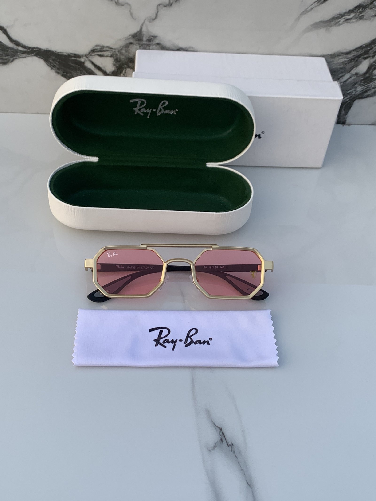 Branded Sunglasses RB 05 gold pink - Image 2