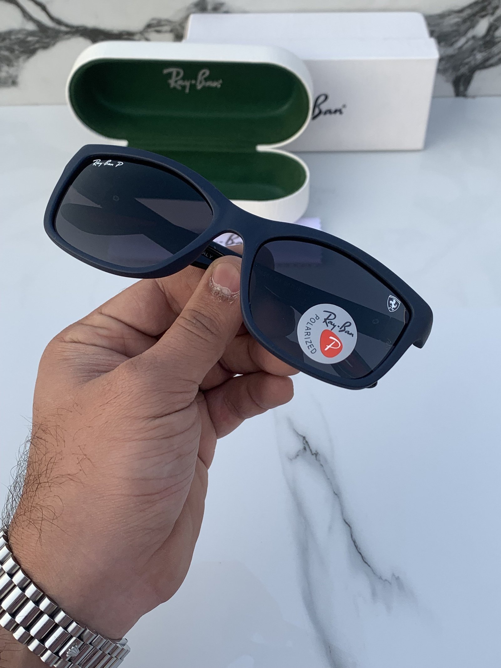 Branded Sunglasses RB 8581 matt blue - Image 2