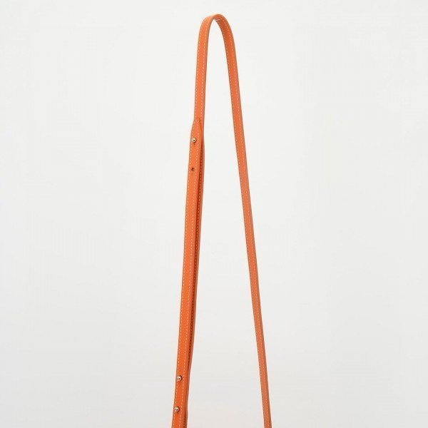 Goyard Orange Goyardine Coated Canvas and Leather Mini Saigon Top Handle Bag (LB) - Image 2