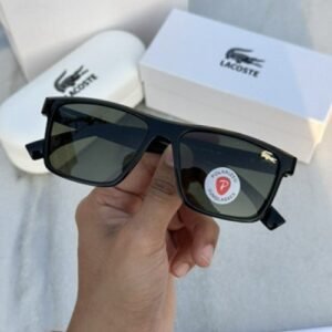 Branded Lcoste Black Green Sunglasses FT (With Original Kit)
