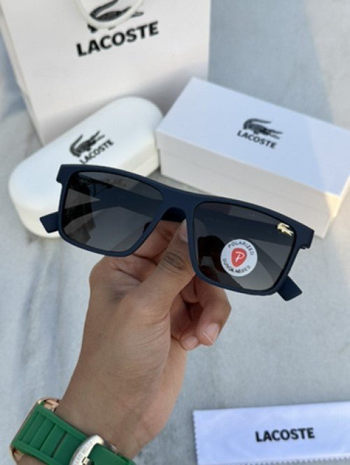 Branded Lcoste Matt Blue Sunglasses FT