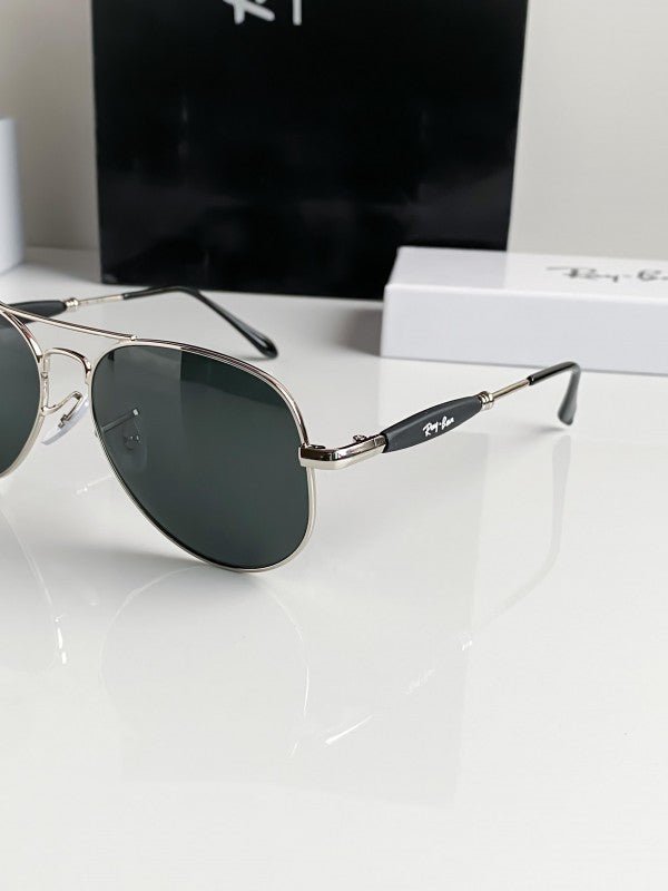 Branded Rb Black Aviator Sunglasses Bt - Image 2