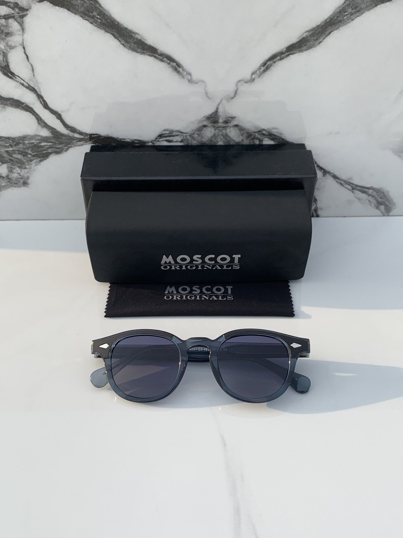 Branded Msct Blue Grey Sunglasses AD - Image 4