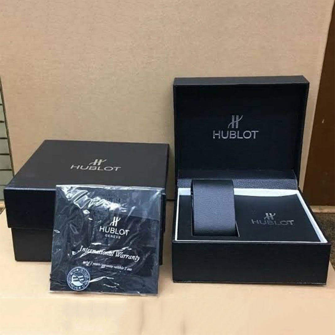 Hublot Grey Leather Belt Watch C - Image 2