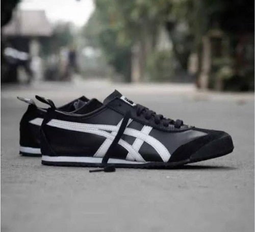 Branded Tiger Sneakers Mexico 66 Black White For Men's - Image 5