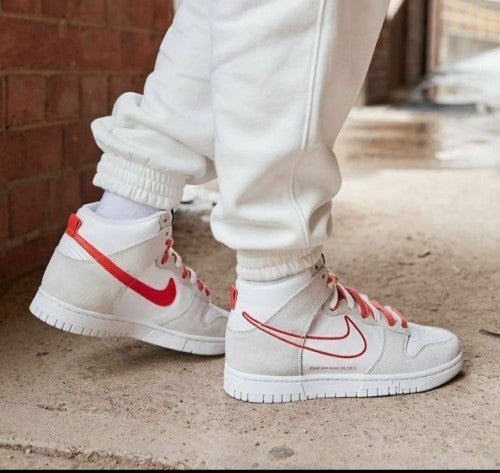 Branded SB Dunk High First Use White Orange - Image 2