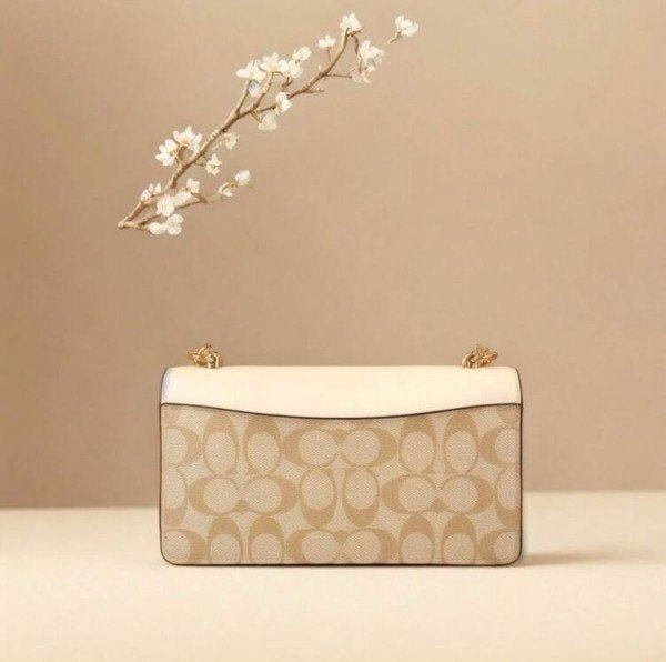 Coach Eliza Premium Crossbody Sling Bag With OG Magnetic Gift Box & Dust Bag (White - 918) - Image 5
