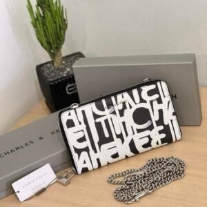 Charles & Keith CK Chain On Wallet With OG Box & Dust Bag (Multi - 858)