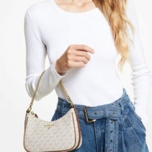 Michael Kors MK Jet Set Charm Shoulder Bag With OG Box & Dust Bag (White - 414)
(BSB)