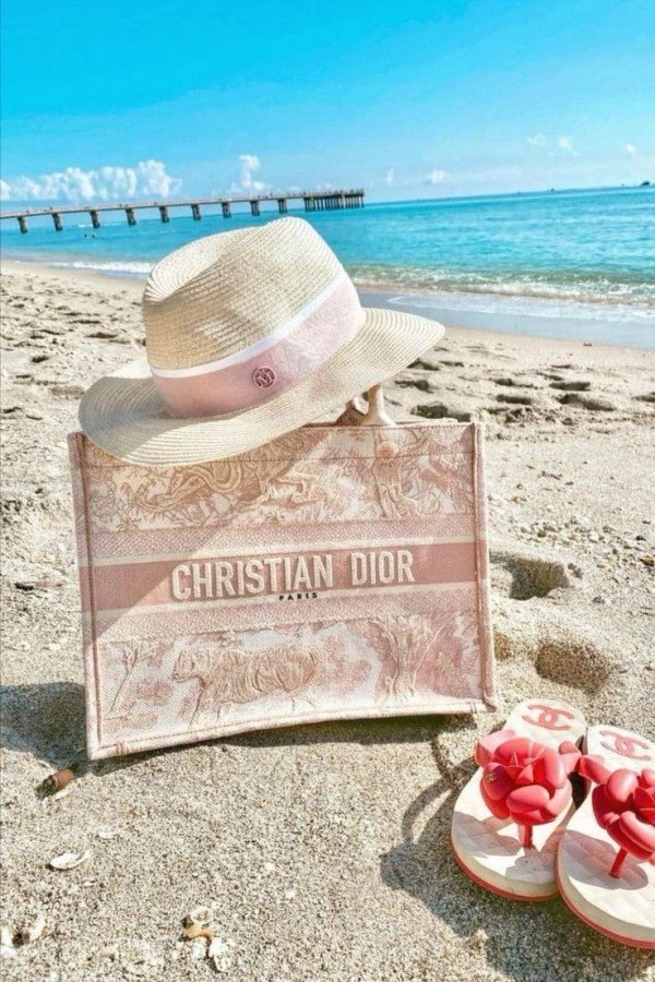 Dior Book Tote Pink Toile De Jouy With OG Box & Dust Bag & Scarf (Pink Tiger-574)(BSB) - Image 3